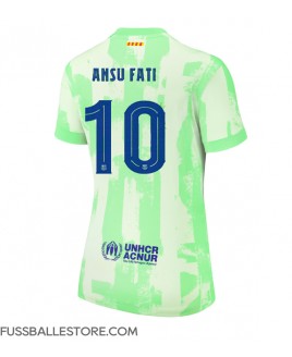 Günstige Barcelona Ansu Fati #10 3rd trikot Damen 2024-25 Kurzarm